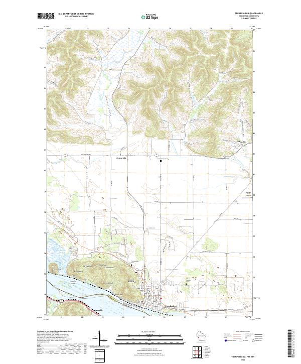 Trempealeau topographic map thumbnail