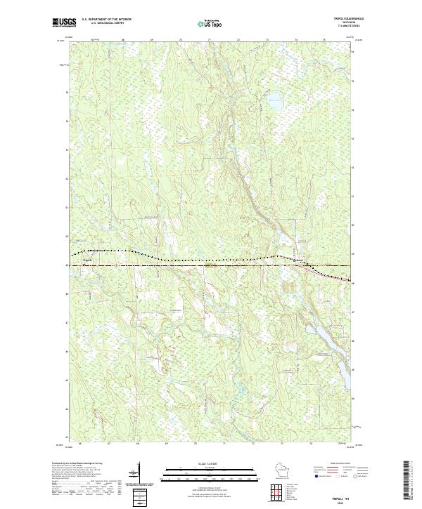 Tripoli topographic map thumbnail