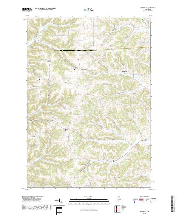 Trippville topographic map thumbnail