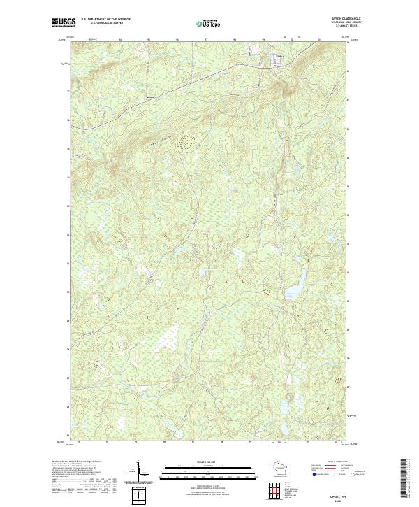Upson topographic map thumbnail