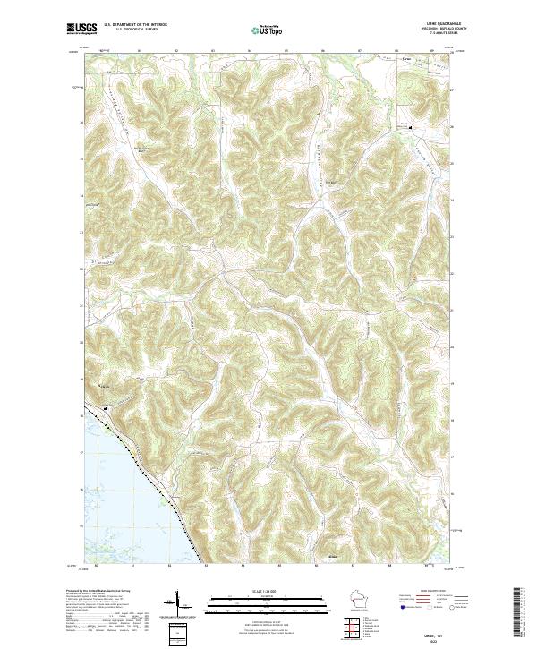 Urne topographic map thumbnail