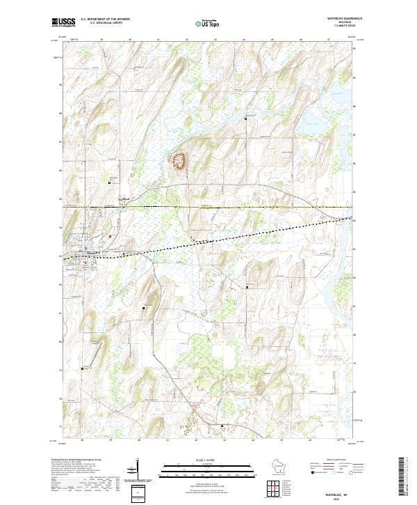 Waterloo topographic map thumbnail
