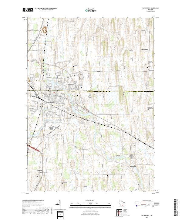 Watertown topographic map thumbnail