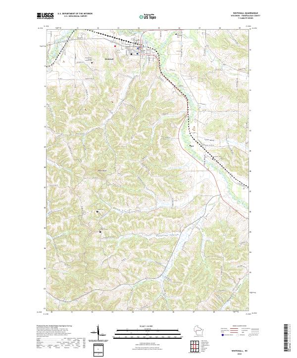 Whitehall topographic map thumbnail