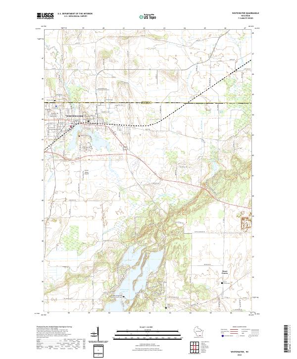 Whitewater topographic map thumbnail