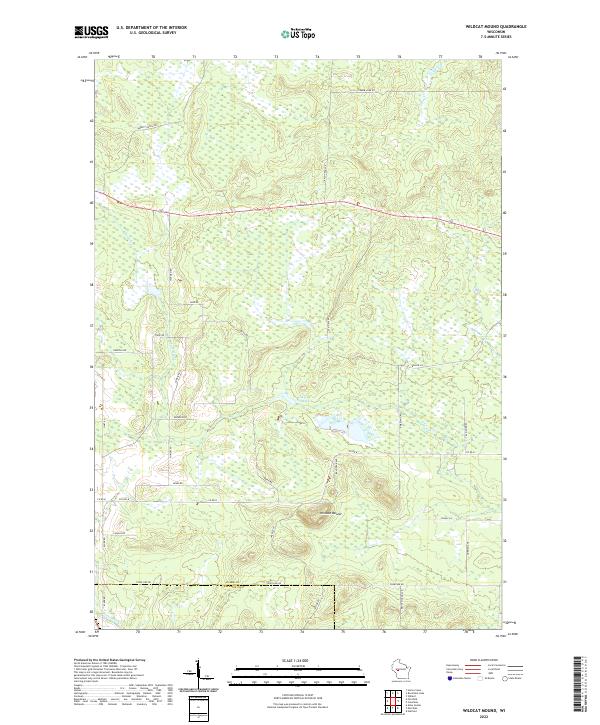 Wildcat Mound topographic map thumbnail