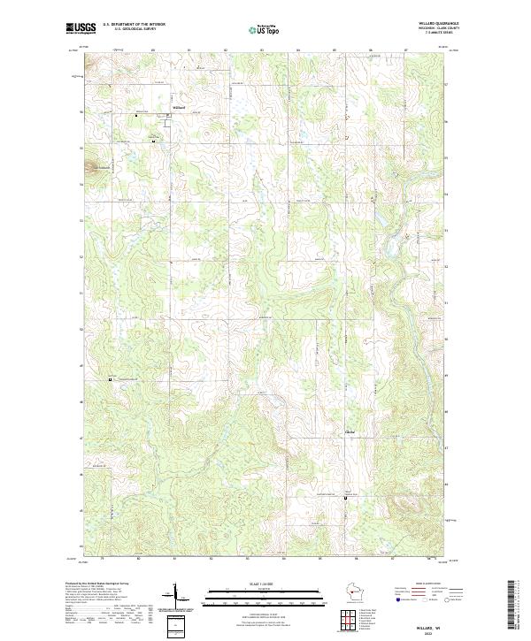 Willard topographic map thumbnail