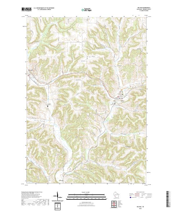 Wilton topographic map thumbnail