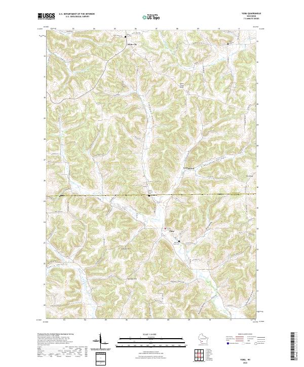 Yuba topographic map thumbnail