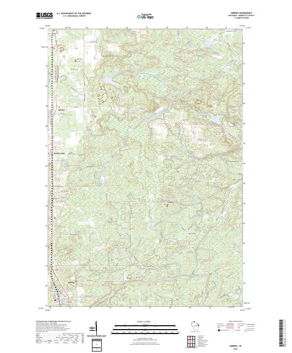 Amberg topographic map thumbnail