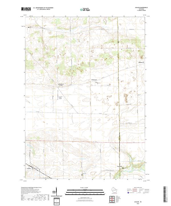 Avalon topographic map thumbnail