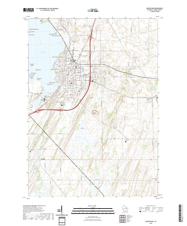 Beaver Dam topographic map thumbnail