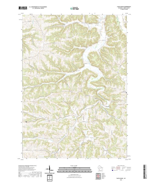 Castle Rock topographic map thumbnail