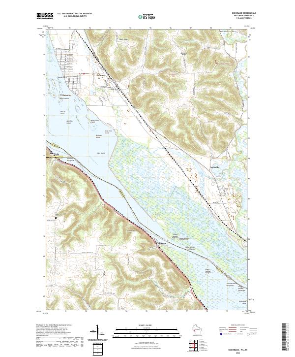 Cochrane topographic map thumbnail