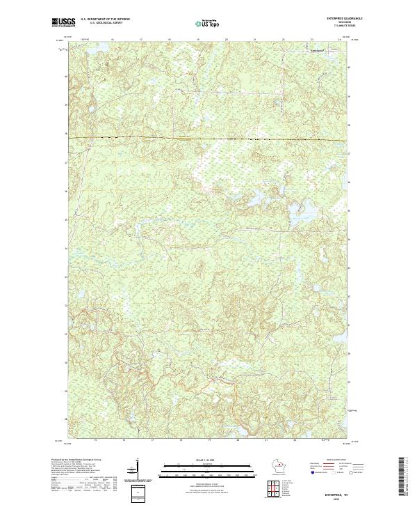 Enterprise topographic map thumbnail