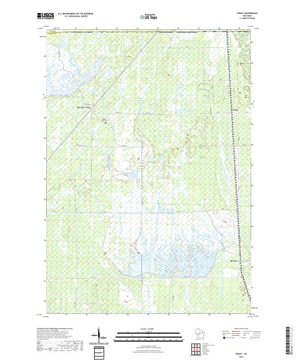 Finley topographic map thumbnail