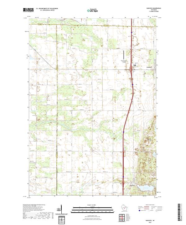 Hancock topographic map thumbnail