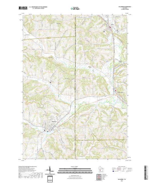 Hillsboro topographic map thumbnail