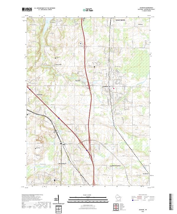 Jackson topographic map thumbnail