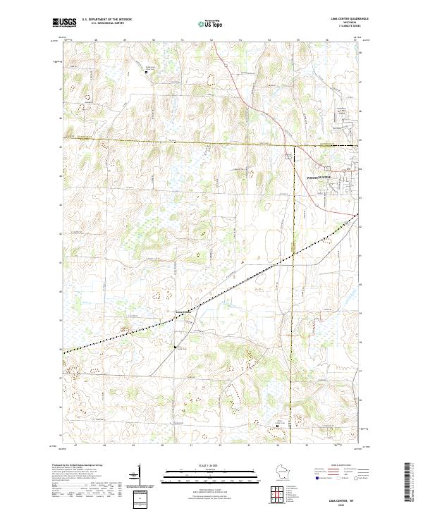 Lima Center topographic map thumbnail