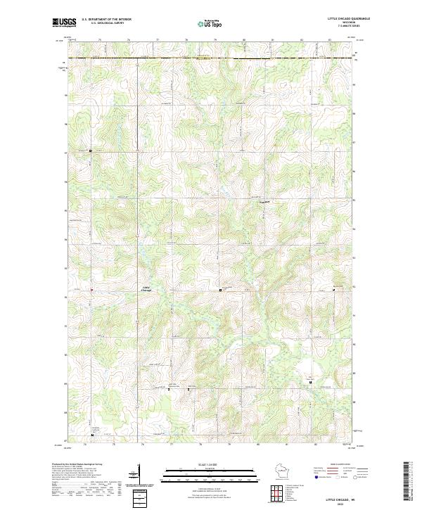 Little Chicago topographic map thumbnail