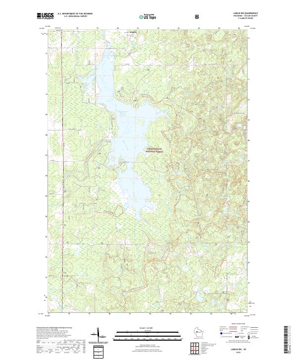 Lublin NW topographic map thumbnail