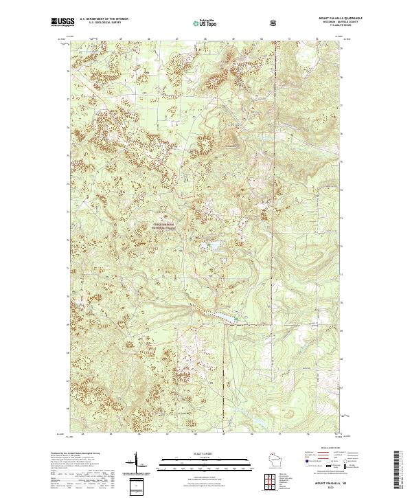 Mount Valhalla topographic map thumbnail