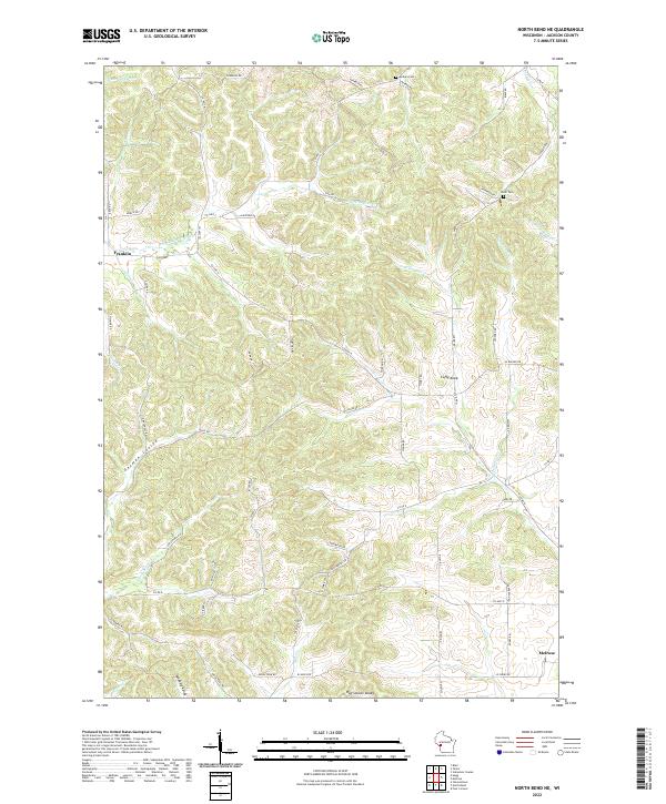 North Bend NE topographic map thumbnail