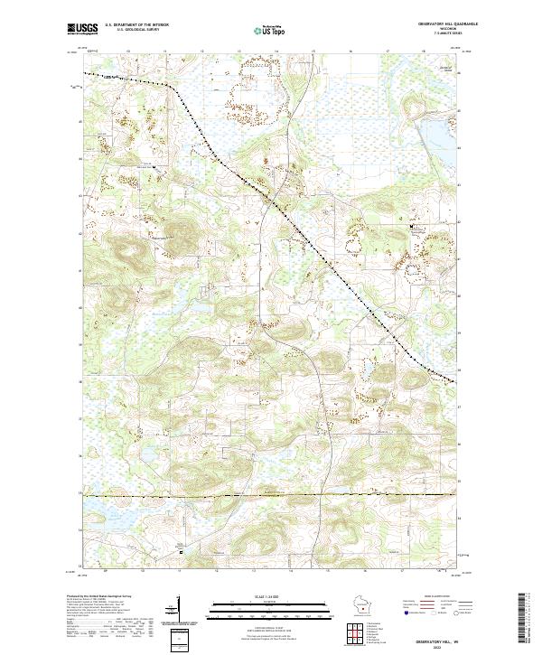 Observatory Hill topographic map thumbnail