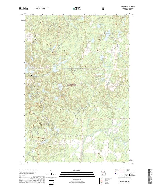 Perkinstown topographic map thumbnail