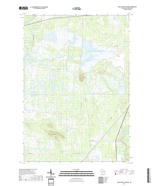 Quail Point Flowage topographic map thumbnail