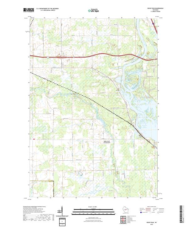 Rocky Run topographic map thumbnail