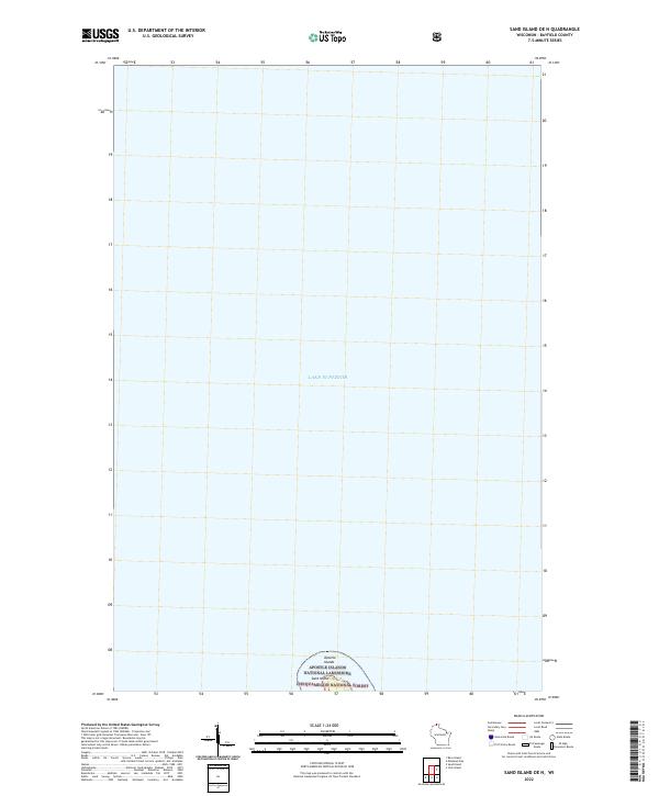Sand Island OE N topographic map thumbnail