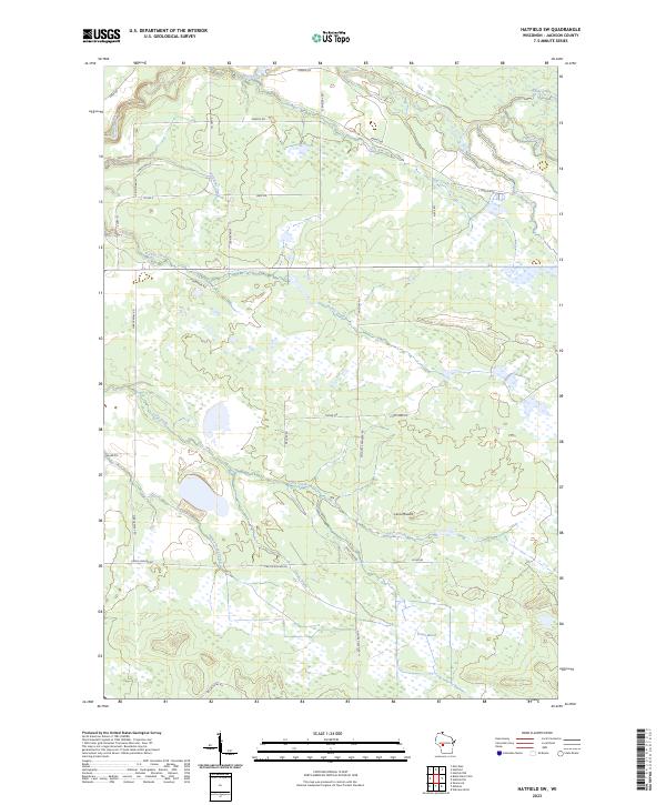 Hatfield SW topographic map thumbnail