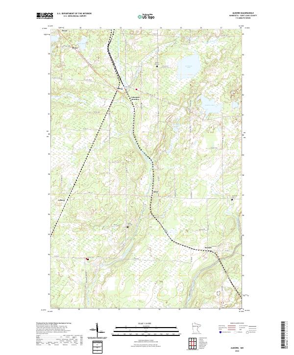 Alborn topographic map thumbnail