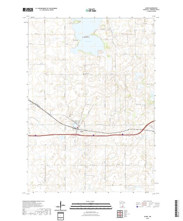 Alden topographic map thumbnail
