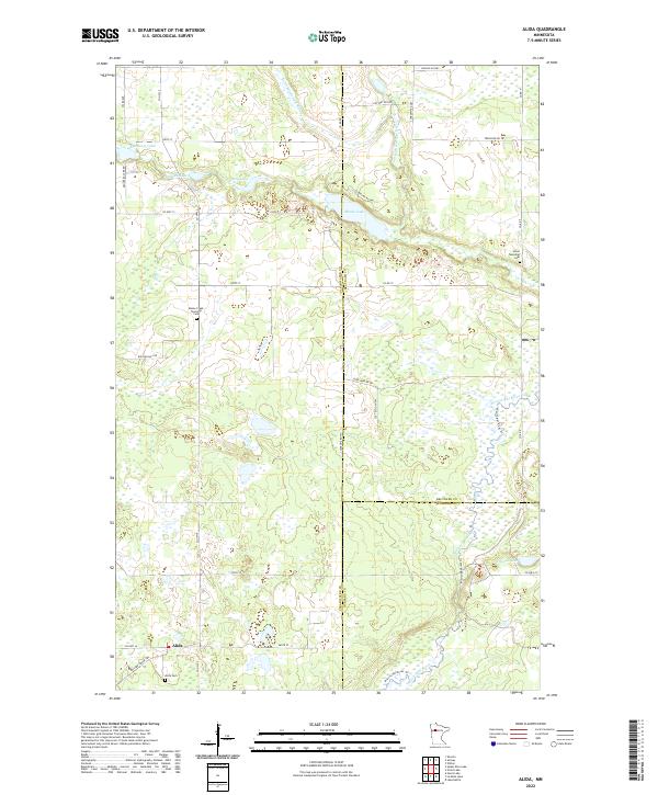 Alida topographic map thumbnail