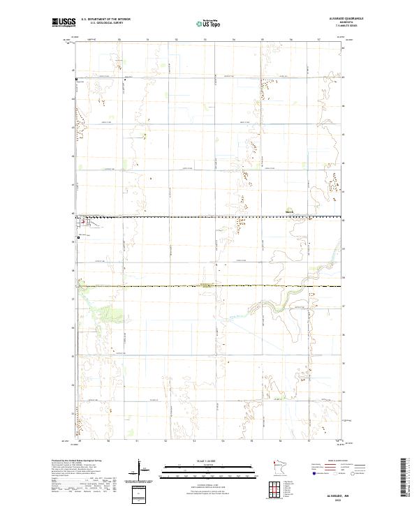Alvarado topographic map thumbnail