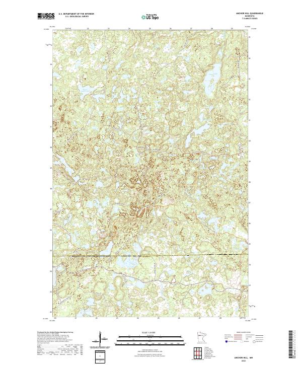 Anchor Hill topographic map thumbnail