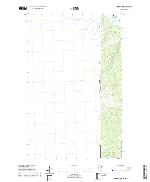 Angle Inlet SW topographic map thumbnail