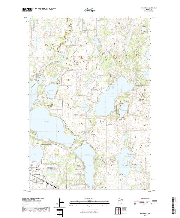 Annandale topographic map thumbnail