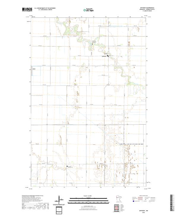 Anthony topographic map thumbnail