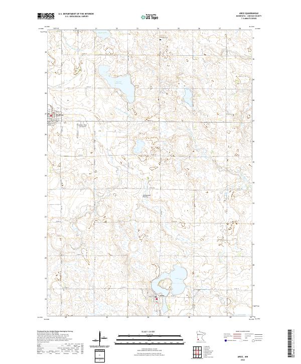 Arco topographic map thumbnail