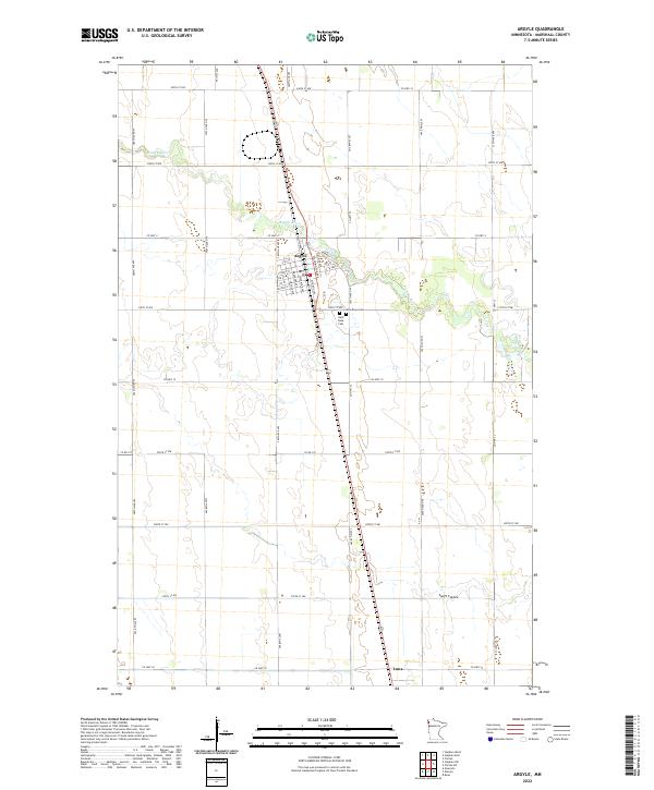 Argyle topographic map thumbnail