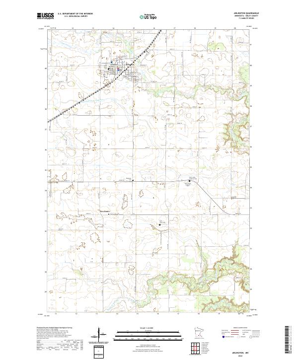 Arlington topographic map thumbnail