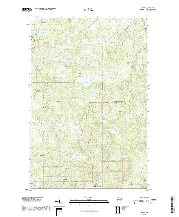 Arnold topographic map thumbnail