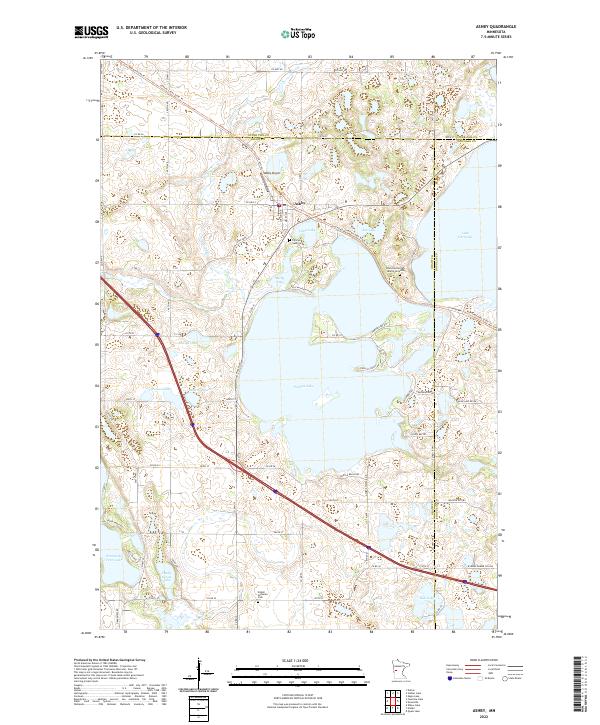 Ashby topographic map thumbnail
