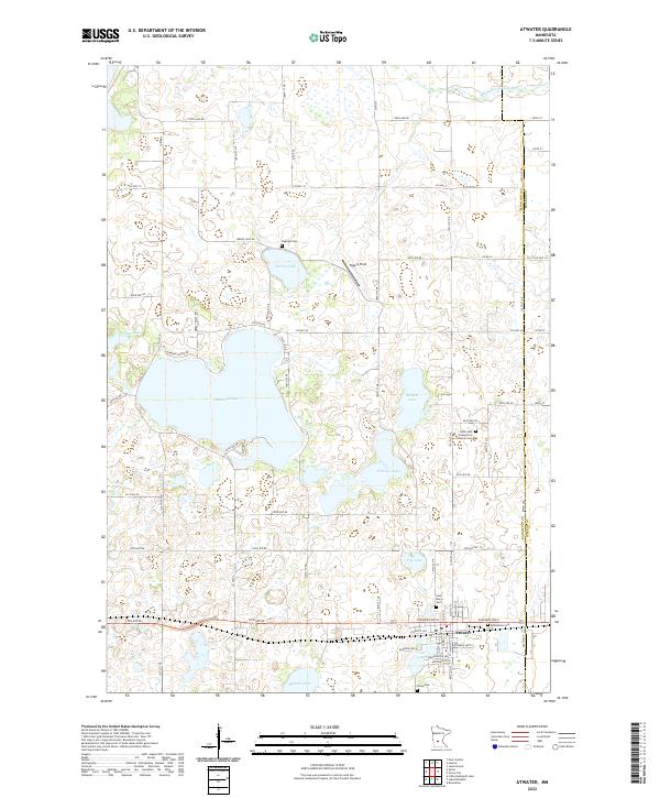 Atwater topographic map thumbnail