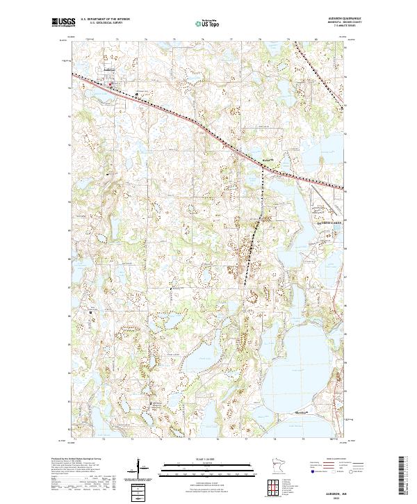 Audubon topographic map thumbnail