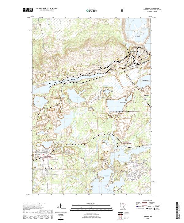 Aurora topographic map thumbnail
